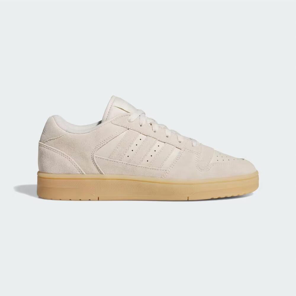 NEW ADIDAS unisex - break start premium low top sneaker in alumina off white gum